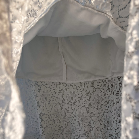 Another Story Trapeze MIDI Lace Trim Skirt - Picture 4 of 8